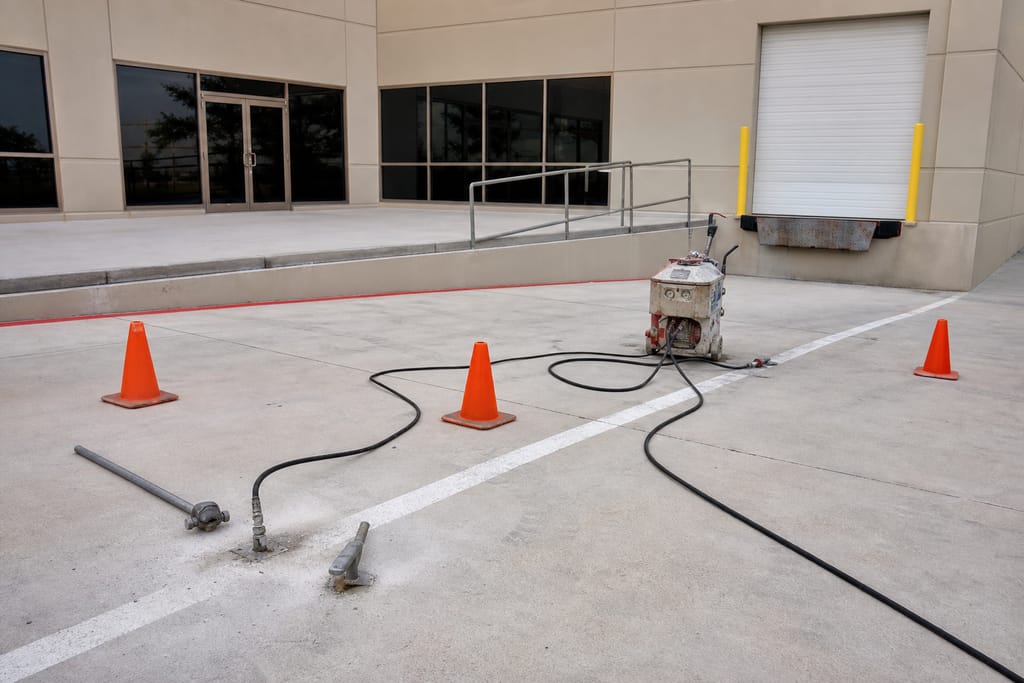 Commercial Slab Leveling photo